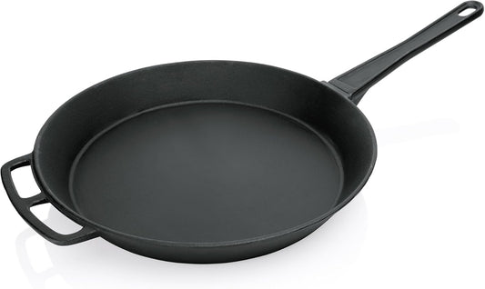 Giant pan, diameter 65 cm, cast iron pan, cooking demonstration, pasta pan, vegetable pan, mushroom pan, casserole, city party, club party, family party, large family, garden party, roasting, - QUORE