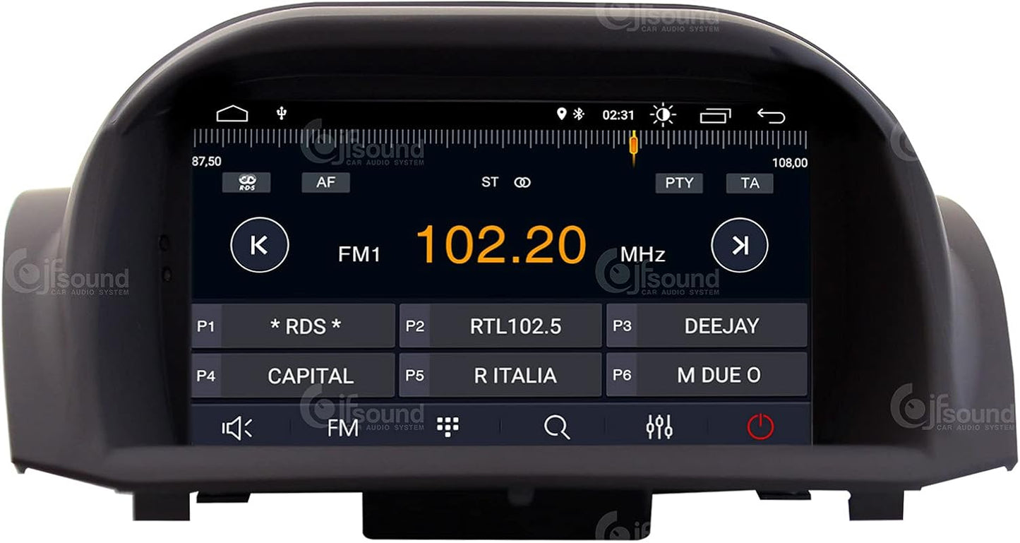 Autoradio – Auto Radio – Multimedia Systeem – 1-DIN Radio – GPS Navigatie – 7 Inch Touchscreen – Bluetooth & DAB+