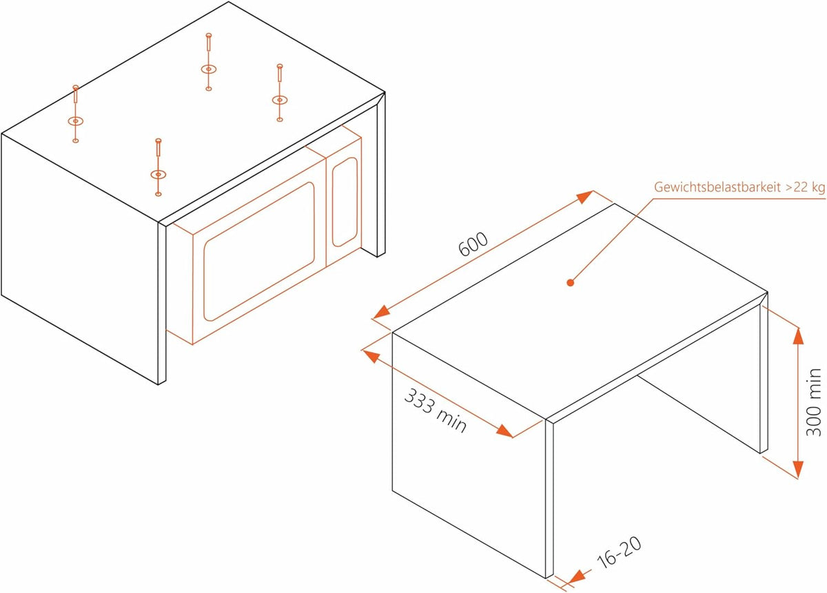 Magnetron – Microgolfoven – Solo Magnetron – Microgolfoven Onderbouw – Oven – 700 Watt Vermogen – 17 Liter Inhoud