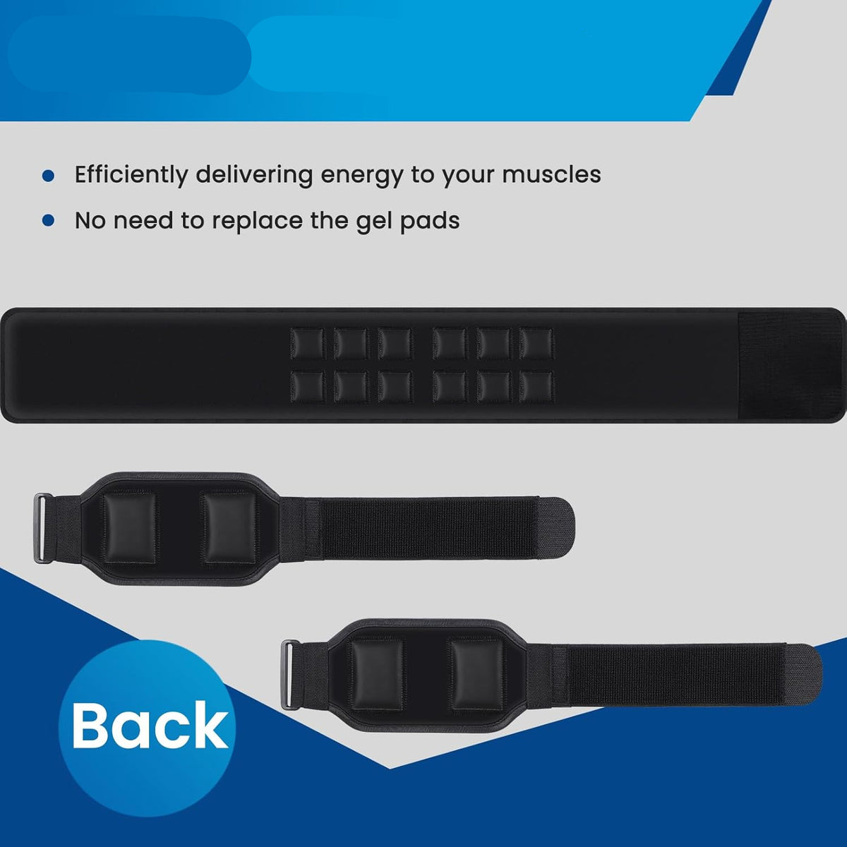 ABS Stimulator, Muscle Machine Workout Equipment, Ab Toning Belt Muscle Toner Fitness Training for Abdomen/Arm/Leg, Ab Trainer for Home Body Shape, MH-1080 - QUORE