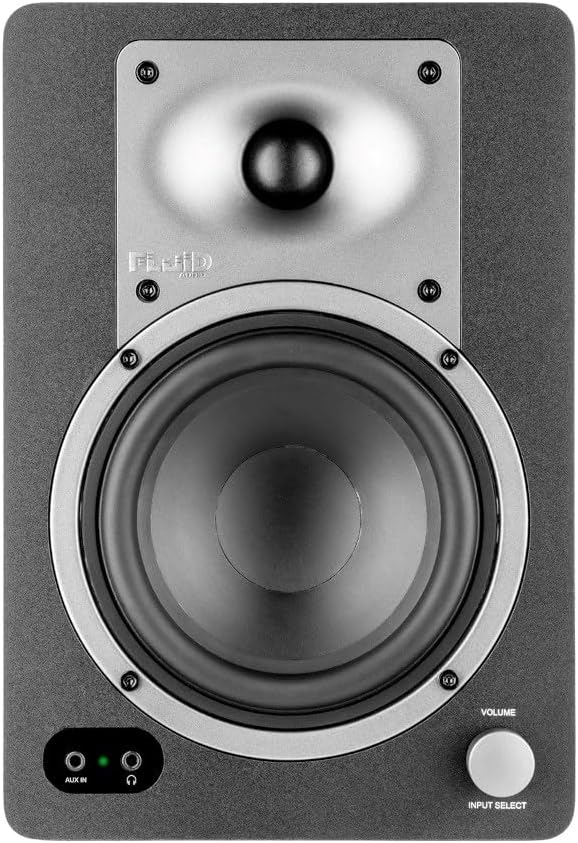 Fluid Audio C50BT Studio Monitor, actieve luidsprekerset (studioluidsprekers met neutrale geluidscompensatie, monitorluidsprekers met 5 inch drivers en BT-connectiviteit)