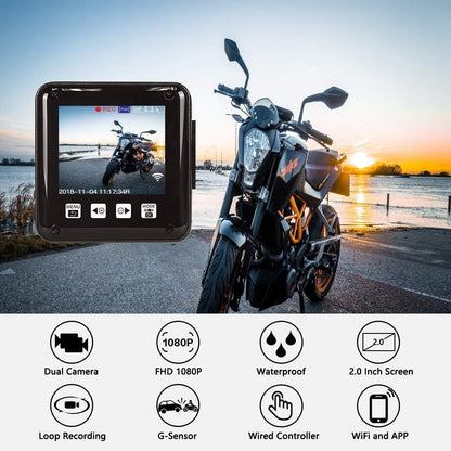 Motocam P6F Wifi 2CH Dual motor dashcam