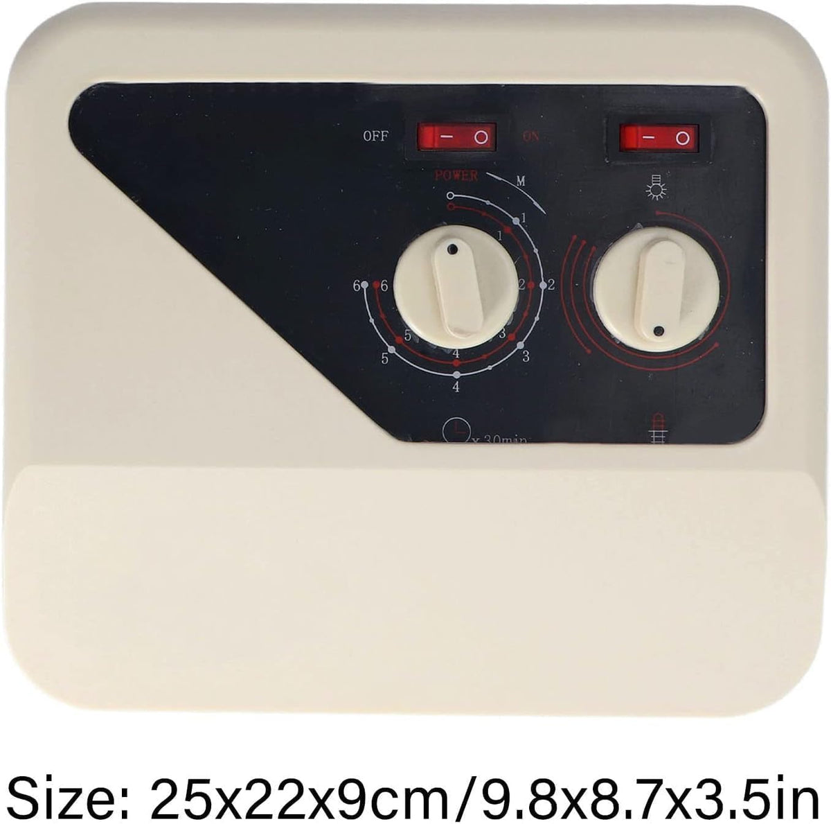 Sauna Kachel Controller, 380V Externe Digitale Controller Sauna Heater Kachel Controller Eenvoudige Installatie Vervanging Sauna Temperatuur Controller Voor Sauna Kachel 9.8X8.7X3.5 Inch