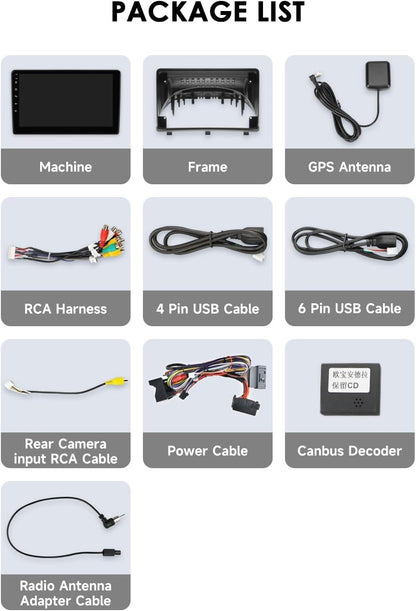 Ossuret Autoradio voor Opel Antara 1 (2006-2017), 9 Inch Android 13 Aanraakscherm 2+32GB GPS Navigatie met Carplay Android Auto WiFi Bluetooth Stuurwielbediening DSP USB TPMS OBD2