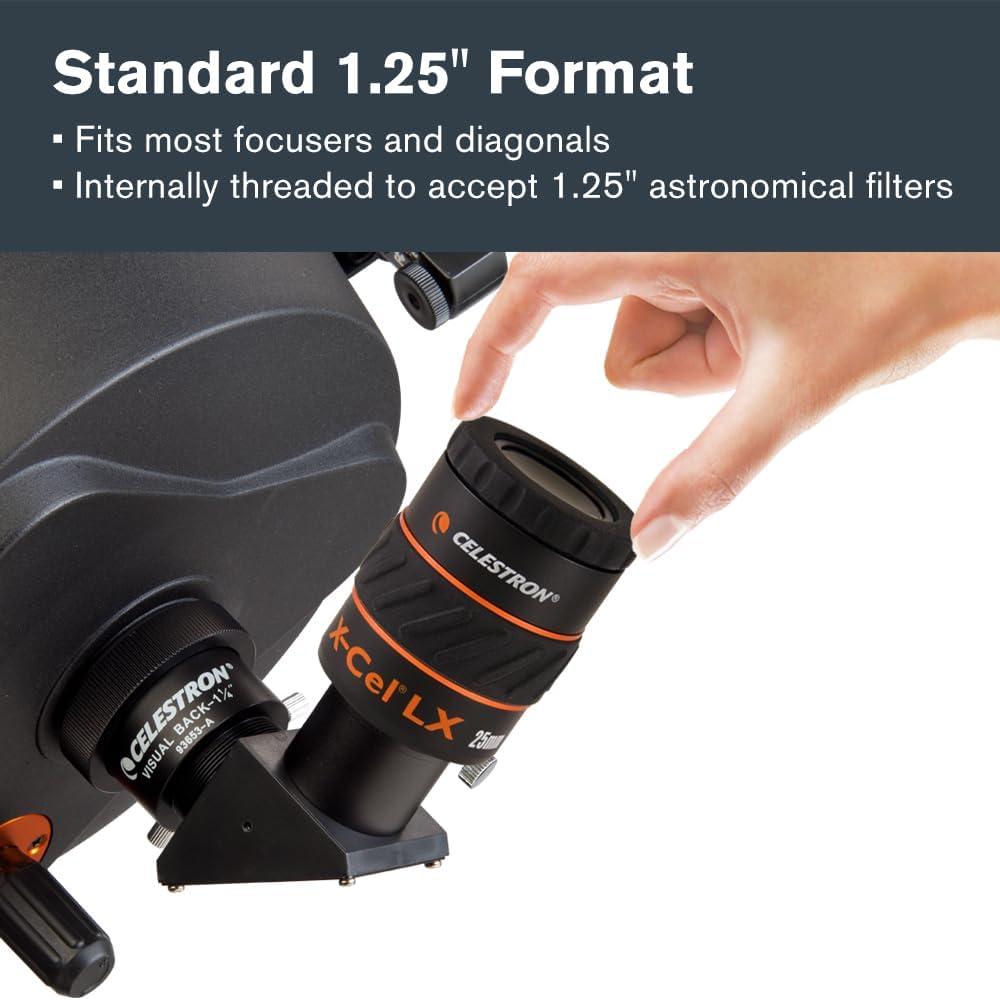 Celestron 93426 X-Cel LX Series - 1,25 inch oculair, 25 mm