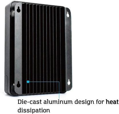 Renogy MPPT 40A 12/24 V MPPT zonne-laadregelaar Bluetooth zonne-laadregelaar met LCD-scherm, voor AGM, gel en lithium batterijen