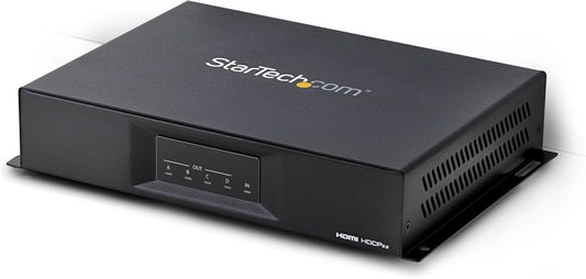 StarTech.com 2x2 HDMI Video Wall Controller - 4K 60Hz HDMI 2.0 Video-ingang naar 4x 1080p uitgang - Videomuur Processor voor Multi Screen Display - Videomuur Splitter - RS232/Ethernet Control