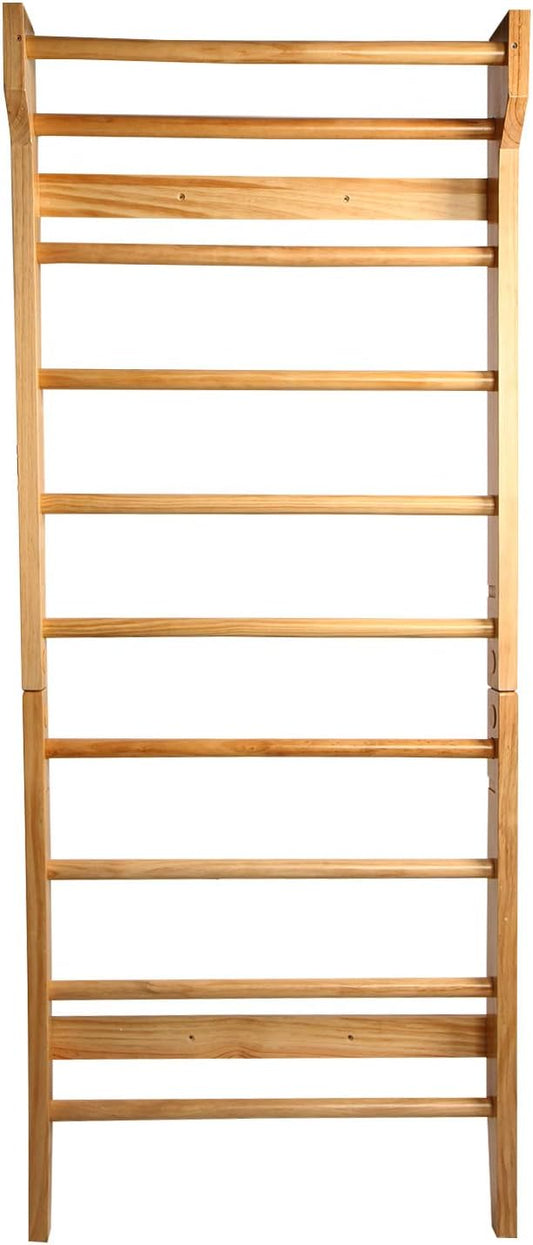 CCLIFE Muur Bars Gymnastiek apparatuur houten look veelkleurige Fitness Gymnastiek muur Klimmen muur Gym Sportartikelen voor volwassenen kinderen