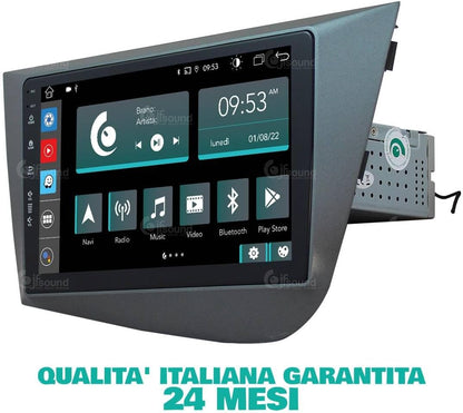 Autoradio Seat Leon 2005-2012 – Navigatiesysteem – Multimedia Speler – Bluetooth Radio – Touchscreen Autoradio – 9-inch HD Scherm – Android Auto & CarPlay Support