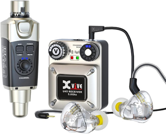 XVIVE U45T9-5.8 GHZ DRAADLOOS IN OORMONITOR SYSTEEM PLUS IN OORMONTOREN EN CASE