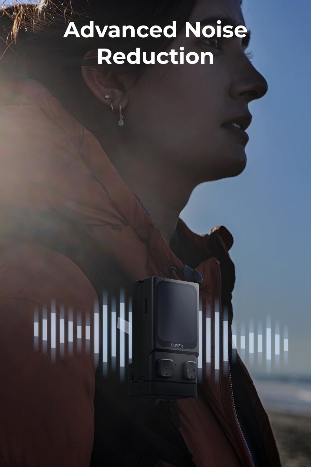 HOVERAir Beacon & Joystick Set – Lichtgewicht Motion Controller met real-time display en veilige vlucht functies voor fietsen, reizen en outdoor filmen [android,ios,macintosh]