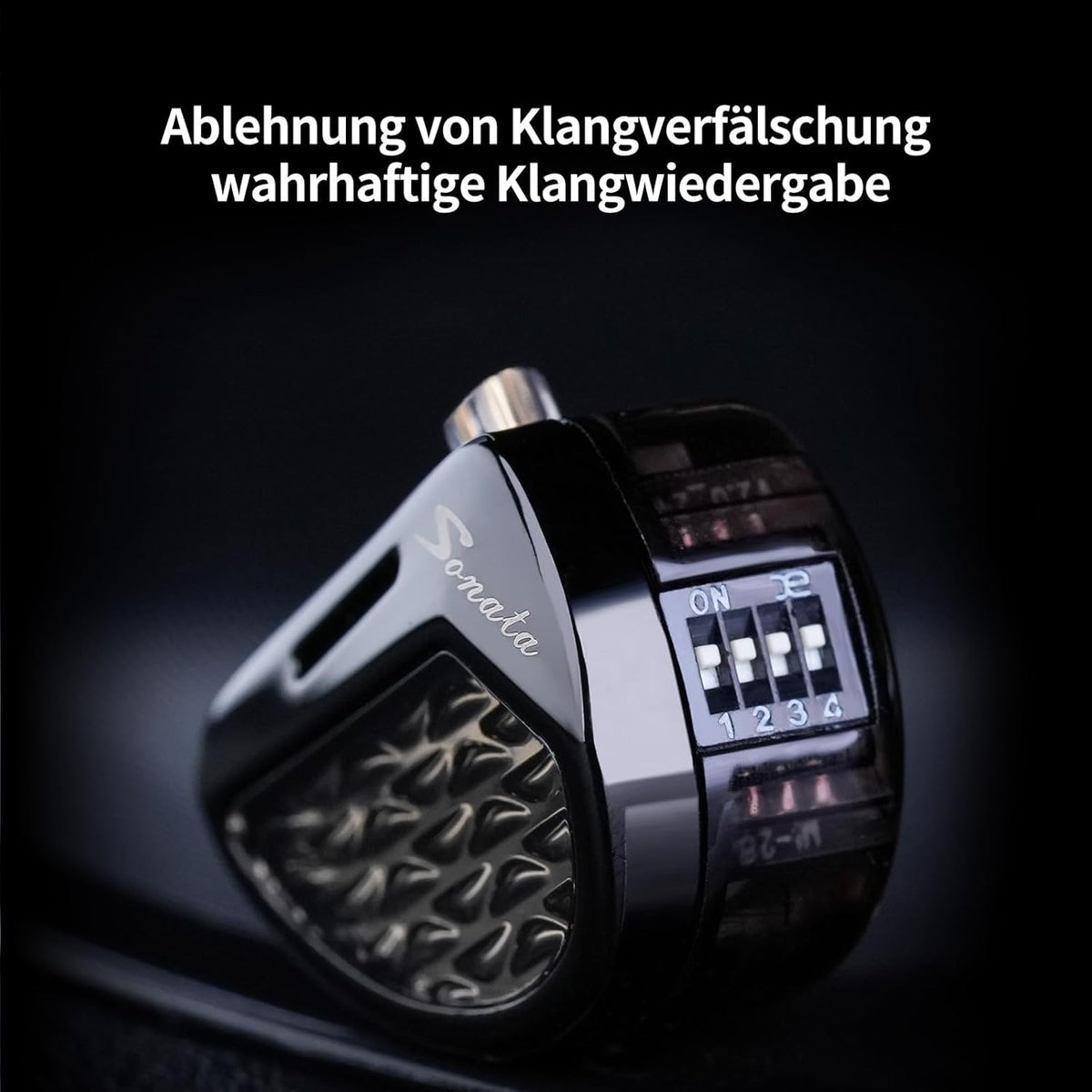 Sonata In-ear monitor hoofdtelefoon, 28 gebalanceerde armatuur met standaard en tuning versie, verzilverde kabel, HD-microfoon voor musici en audiofielen, oortelefoons