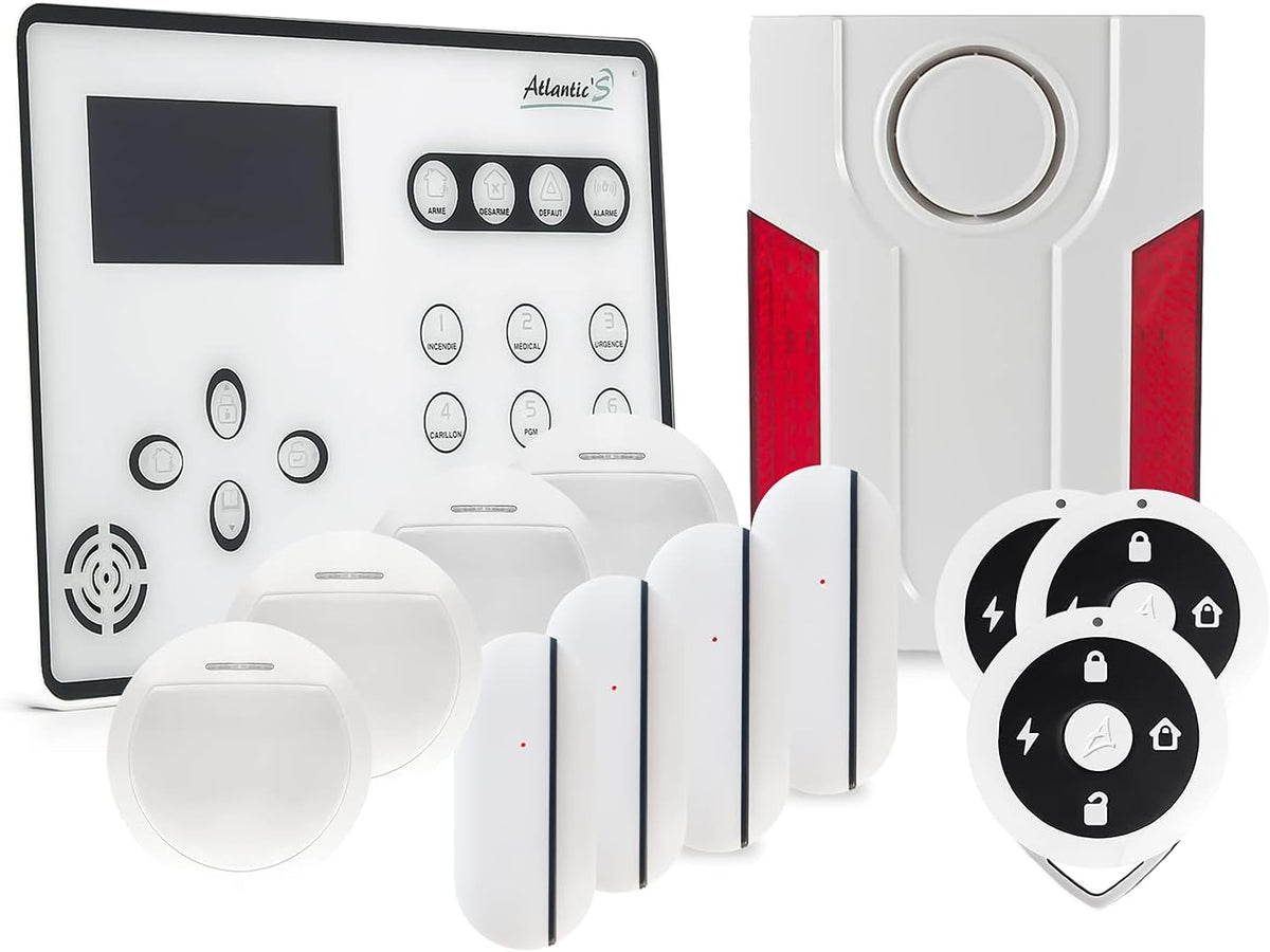 Atlantic'S ATEOS GSM Alarm - Kit 4 (MD-334R)