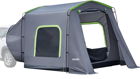 VEVOR Grote 3 Seizoen SUV Tent voor 5-8 Personen, Truck Bed Tent, Groen, Aluminium Polen, Waterdichte PU2000mm, Auto Camping, Wandelen