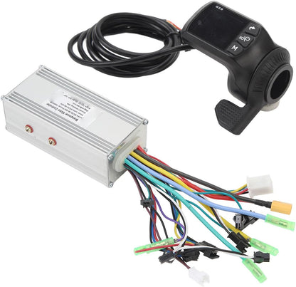 Motor Borstelloze Controllerkit, 36V 48V 60V 1000W 38A 3-modus Sinuscontroller met Waterdicht Paneel, voor Vervanging van Elektrische Fietsen