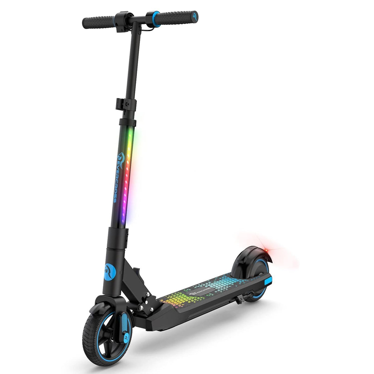 Evercross Tech - EV06C - Electric Scooters - Electric Bike - Electric Scooter for Adults - 24V - 200W - Foldable - Blue