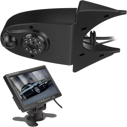 Dubbele Achteruitrijcamera Set voor Bestelwagen – Parkeercamera – Achteruitrijcameraset – Achteruitkijkcamera – Truckcamera – Met 7 Inch Dashmonitor – LED-Nachtzicht