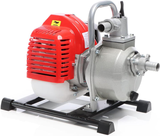 Benzine Waterpomp – Tuinpomp – Irrigatiepomp – Vijverpomp – Watertransportpomp – 15.000 L/u Debiet – 35 Meter Opvoerhoogte