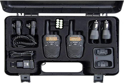 Stabo Elektronik 20701 Freecomm Professionele PRM 446 Radio-Apparaat, Zwart, Set Van 2