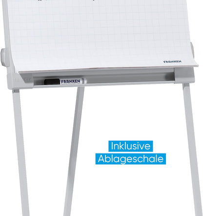 Franken FC43 Flipchart 3-poots statief (bord beschrijfbaar)