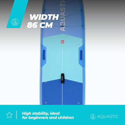 <font dir="auto" style="vertical-align: inherit;"><font dir="auto" style="vertical-align: inherit;">        AQUASTIC Tourer Inflatable SUP board, all-round touring, 365 x 86 x 15 cm, 410 l displacement, 2 kayak seats, Drop Stitch Lite Technology, max. loa