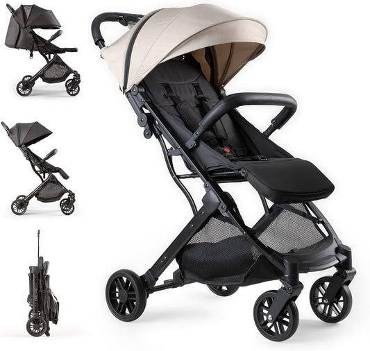 MINIMUM PLUS SPACE kinderwagen tot 22 kg - kap beige vervangbaar