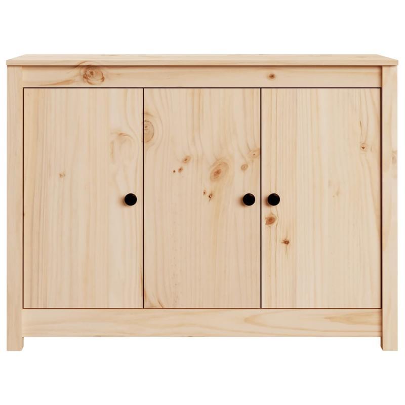 Modern Light Wooden Sideboard with 3 Drawers & 2 Doors - 100x35x74cm, Minimalist Design, Removable Storage, Perfect for Living Room or Bedroom, Bedroom Storage Furniture, Sleek Furniture, Natural Wood Finish