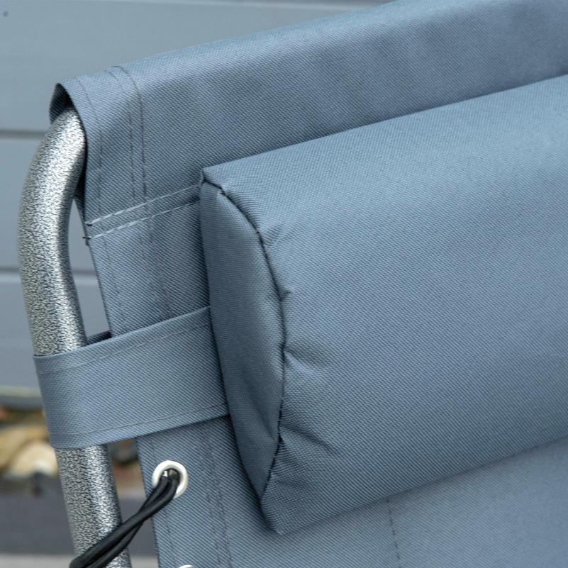 Opvouwbare Tuinstoel – Campingstoel – Strandstoel – Klapstoel – Buitenstoel – Verstelbare Rugleuning – Weerbestendig Polyester