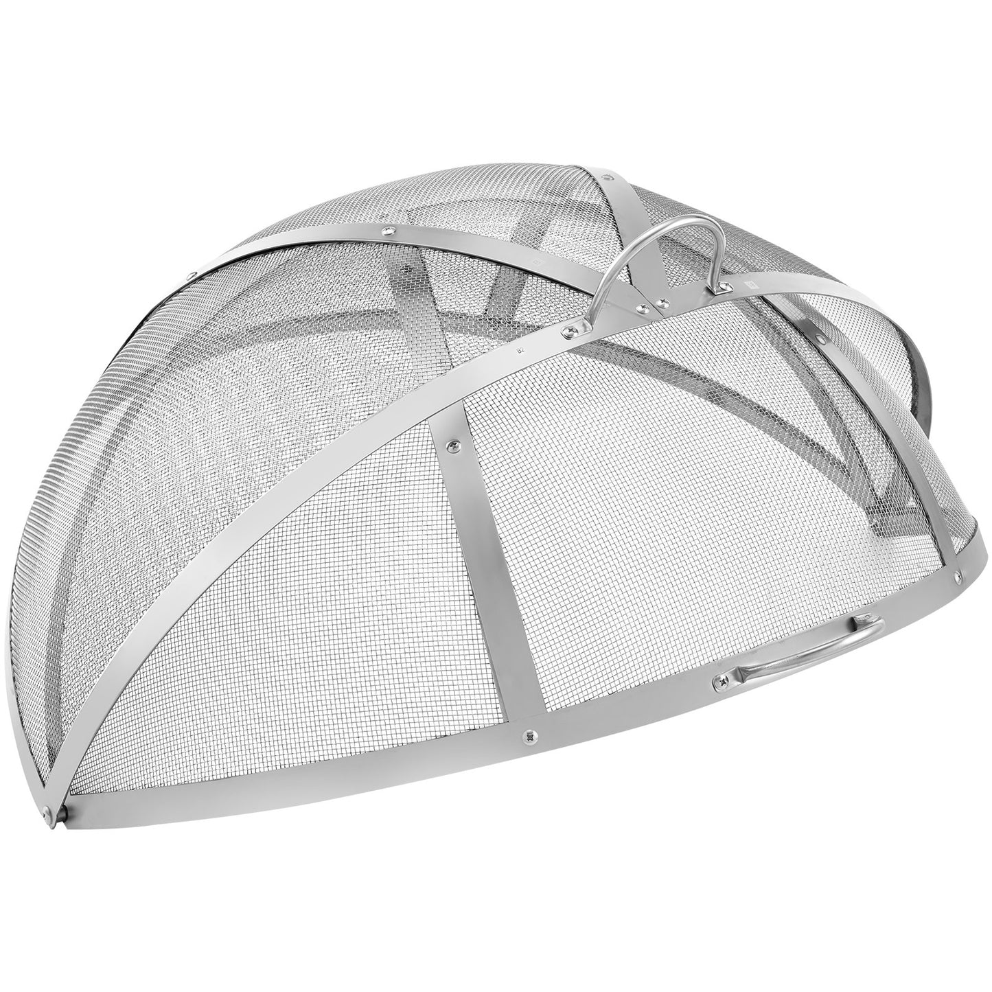 Vuurkorf Vonkenscherm – Vuurkorf Afdekking – Vuurkorf Deksel – Vuurkorf Veiligheidsnet – Vuurkorf Gaas – Roestvrij Staal 91,4 cm Diameter – Duurzaam en Hittebestendig
