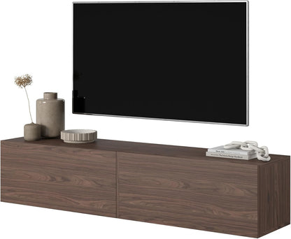 Selsey BISIRA Tv-kast hangend, TV-element, walnoot, 140 cm