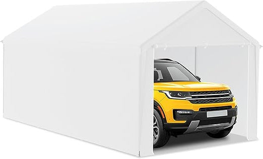 Opslagtent – Garage Tent – Carport Tent – Stalling Tent – Schuurtent – 3 x 6 Meter – Waterafstotend PE Dak – Verstevigd Stalen Frame