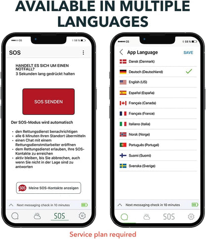 ZOLEO Twee-weg satellietcommunicator - Wereldwijde sms-berichten en e-mail, SOS-waarschuwingen voor noodgevallen, inchecken en GPS-locatie - Android-iOS-smartphoneaccessoire