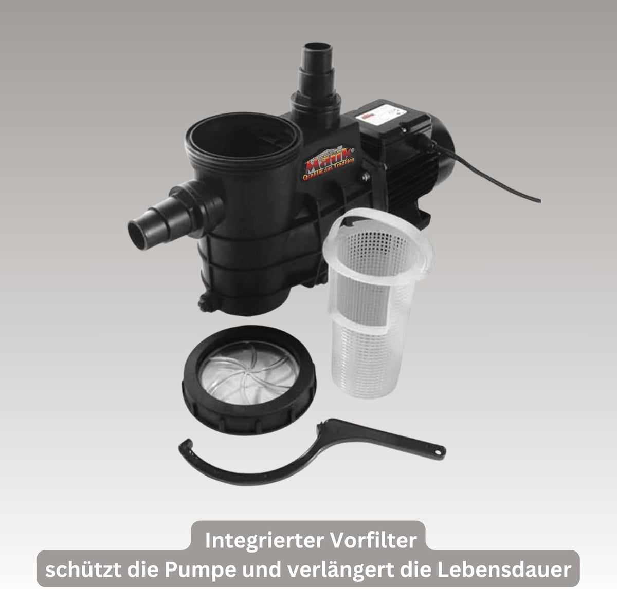 Mauk 1622 zwembadpomp, 7500 l/h 320 W