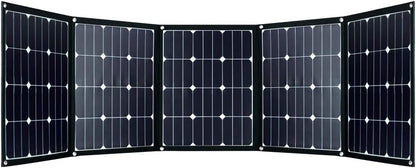 Offgridtec© FSP-2 225W opvouwbaar zonnepaneel met Sunpower Back-Contact cellen zonder laadregelaar met praktische draaggreep en opbergruimte voor kabel. Voor camping, reizen, boot caravan