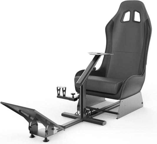 Racing Wheel Stand – Gaming Cockpit – Racestoel – Simulator Stoel – Racing Simulator – Verstelbare Gamingstoel – Stalen Frame – Compatibel Met Logitech En Thrustmaster