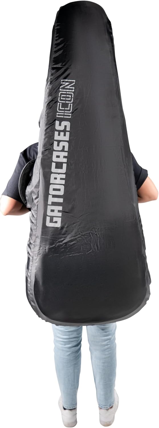 Gator Cases ICON serie Premium weerbestendige gigbag voor akoestische gitaren met TSA bagageslot-vriendelijke ritstrekkers (G-ICONDREAD)
