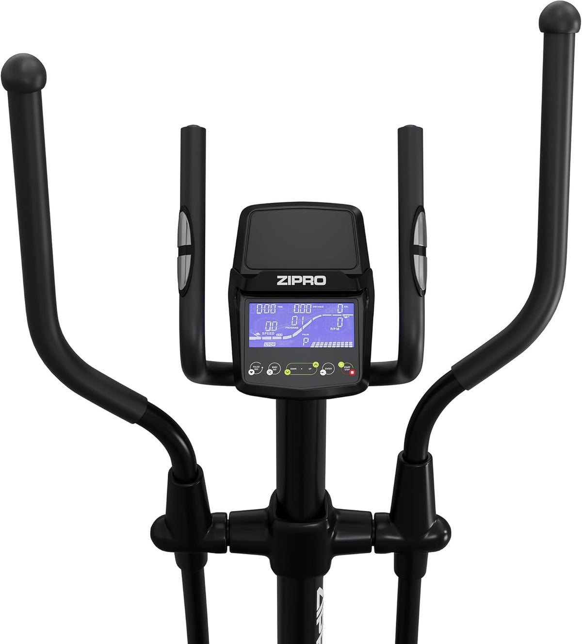 Zipro Ellipse Trainer Wave Ellipse Trainer, Up to 120 kg, Home Cross Trainer Cardio Training Device, Exercise Machines, Exercise Bike, 32 Resistance Levels, Bluetooth, iPad Holder - QUORE