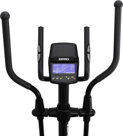 Zipro Ellipse Trainer Wave Ellipse Trainer, Up to 120 kg, Home Cross Trainer Cardio Training Device, Exercise Machines, Exercise Bike, 32 Resistance Levels, Bluetooth, iPad Holder - QUORE