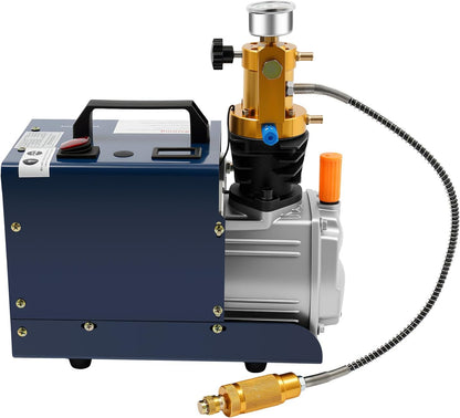 PCP Compressor Automatische luchtcompressorpomp, hogedruk luchtcompressor, cilinderinhoud 80 l/min, hogedrukluchtpomp, 30 MPA, hogedruk PCP-inflator