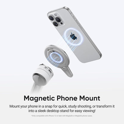 Insta360 Flow 2 Pro Gimbal Stabilizer voor iPhone, Android, AI Phone Gimbal, Ingebouwde Selfie Stick & Statief, Telefoonstabilisator voor video-opname, Youtube, Tiktok, Travel - Ultimate Creator