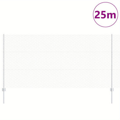 Tuinafscheiding – Tuinhek – Tuinscherm – Hek – Privacyscherm – Gegalvaniseerd Staal – 25 cm Hoog, 1,2 Meter Lang – Set Van 2 Stuks
