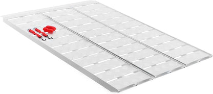 Wiltec 3-delig opvouwbare oprijplaat tot 340 kg per element 172 cm laadplaat anti-slip oprijden