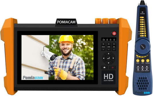 IP-cameratester K15-CADHS CCTV-tester 7 inch IPS-touchscreen 8K IP camera 8MP AHD CVI TVI SDI CVBS-test VGA- en HDMI-ingang ondersteuning SFP optische modulaire aansluitingen ondersteuning POE PTZ