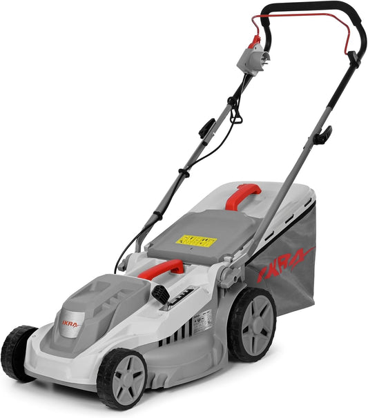 Elektrische Grasmaaier – Gazonmaaier – Duwmaaier – Tuinmaaier – Maaimachine – 1600 Watt Krachtige Motor – 5-standen Maaihoogte 30-75 mm