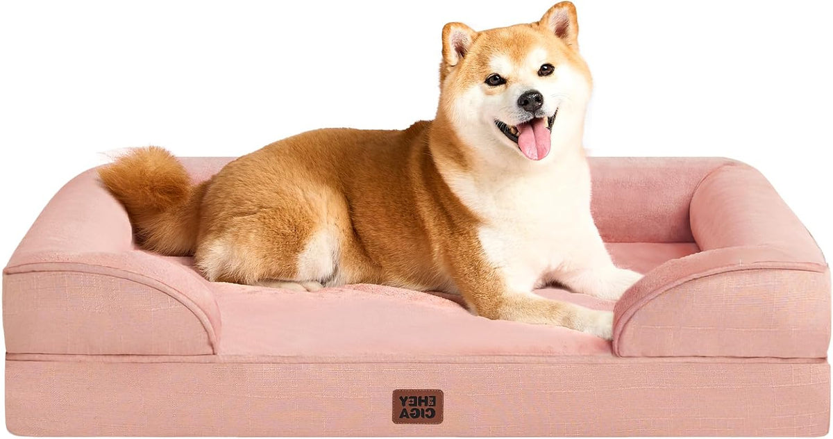 Orthopedische Hondenmand – Hondenkussen – Hondenbed – Hondenmat – Honden Sofa – Memory Foam – Waterdicht – Antislip – Afneembare Wasbare Hoes – Hoge Opstaande Randen – Geschikt Voor Kleine En Middelgrote Honden