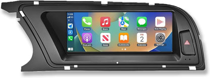 Ninetom Autoradio 8,9 Inch Touchscreen met Wireless Carplay en Android Auto voor 2009-2016 Audi A4 S4 met 3G MMI+ Systeem, Ondersteunt Mirrorlink, Camera, Navigatie