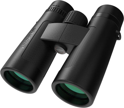 Svbony Upgraded SV202 10x42 ED Binoculars, BAK4 Prism FMC Lens, IPX7 Waterproof, Phase Correction, Dielectric Prism Coating, Wide Angle Lens for Adults, Bird Watching - QUORE