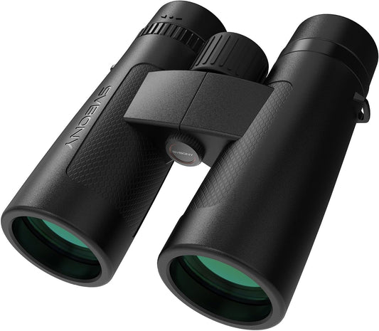 Svbony Upgraded SV202 10x42 ED Binoculars, BAK4 Prism FMC Lens, IPX7 Waterproof, Phase Correction, Dielectric Prism Coating, Wide Angle Lens for Adults, Bird Watching - QUORE