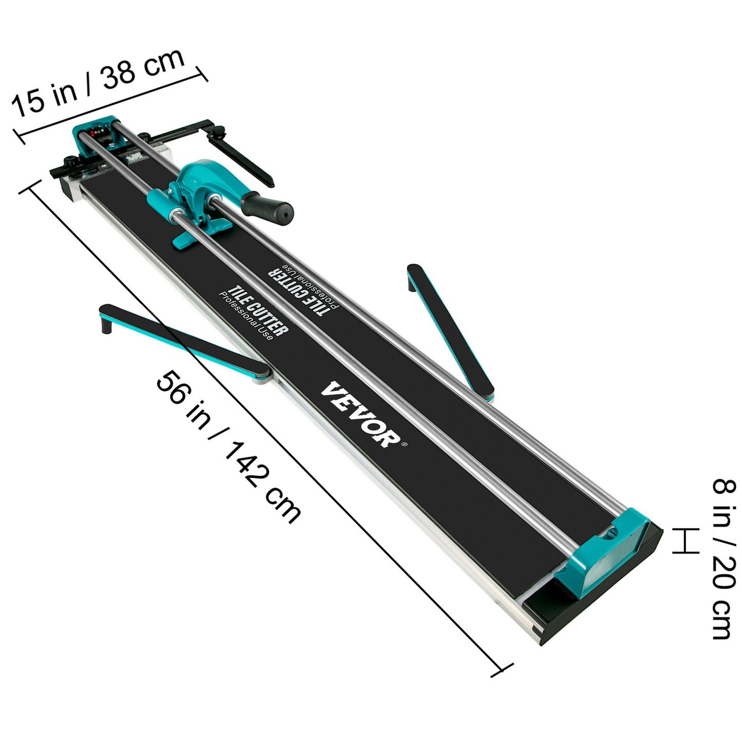 Tegelzaag – Tegelsnijder – Tegelsnijmachine – Tegelknipper – Tegelsnijder Handmatig – Maximale Snijlengte 120 cm – Lasergeleiding & Hardmetalen Snijwiel
