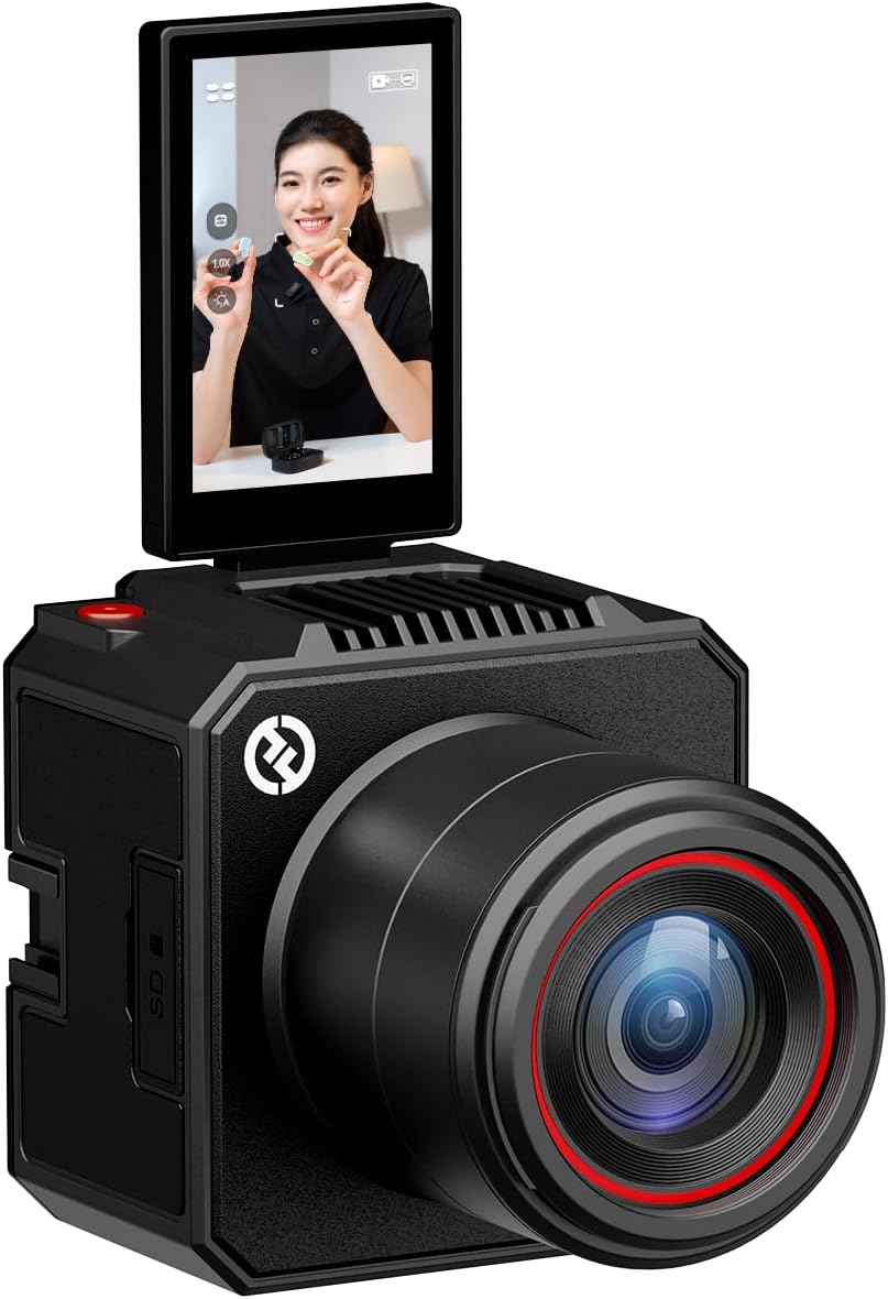Live streamingcamera – Streamingcamera – Webcam – Livestreamcamera – Videocamera – 4K30 Beeldkwaliteit – 1/1,3 Inch CMOS Sensor Met F1.05 Lens